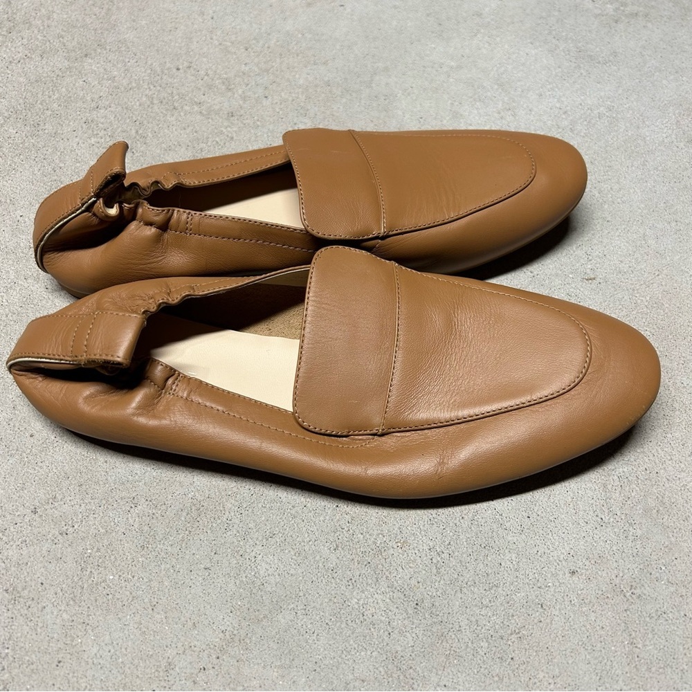 Everlane Tan Leather Loafers